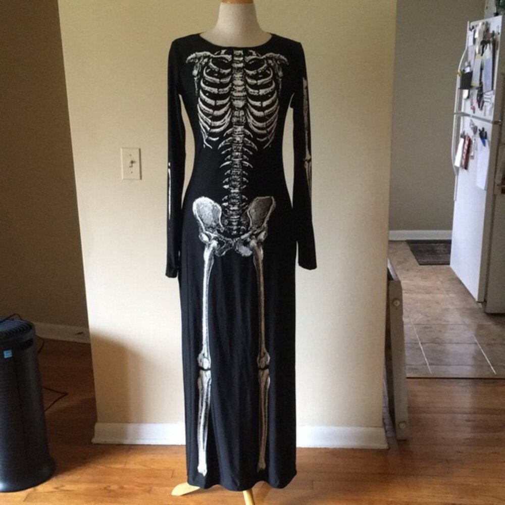 Dolls Kill Skeleton Dress Costume
